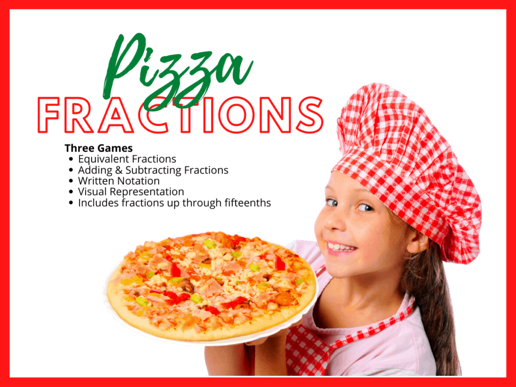 pizza fractions online math games for kids